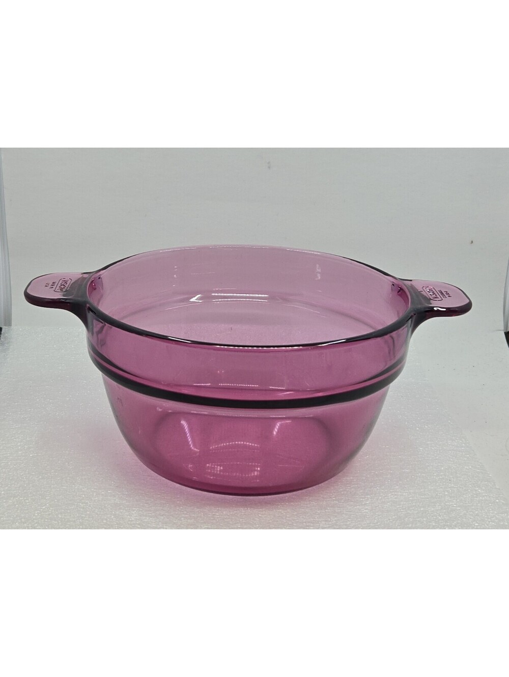 Corning Vision Double Boiler Insert; Cranberry Glass (V-20-B) No Lid